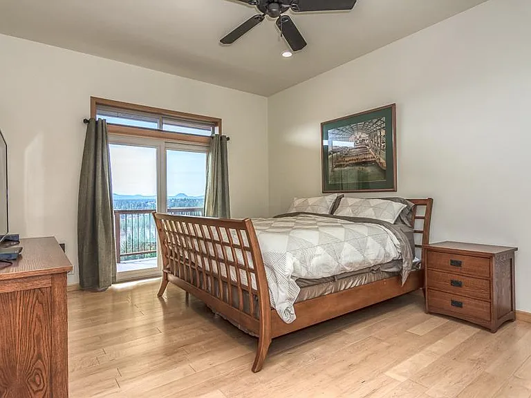 Master bedroom on main level