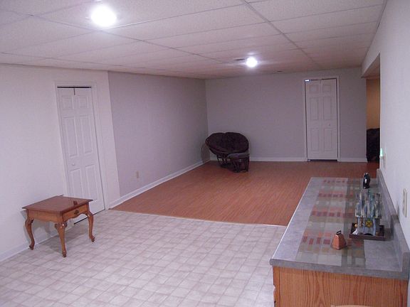 Large finished basement.