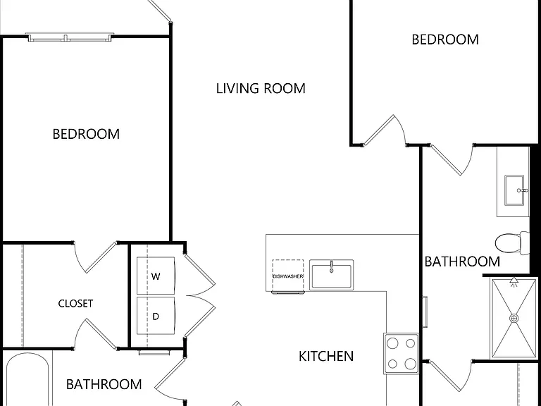 B3 floor plan Allaso Olivine