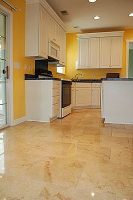 Kitchen w/Marble Floor