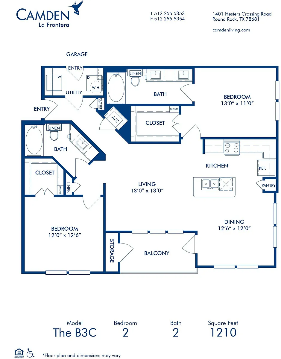 Floor plan B3C
