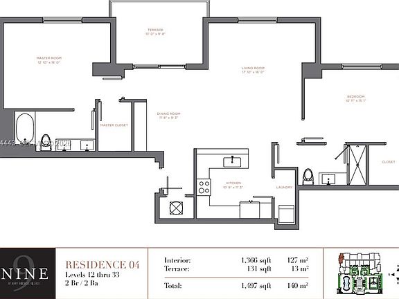 2nd image of 999 SW 1st Ave APT 1604