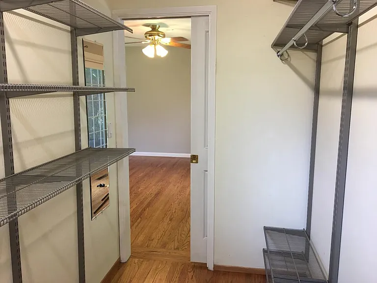 Master walk-in closet