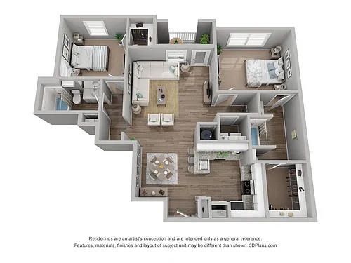 Floor plan B3