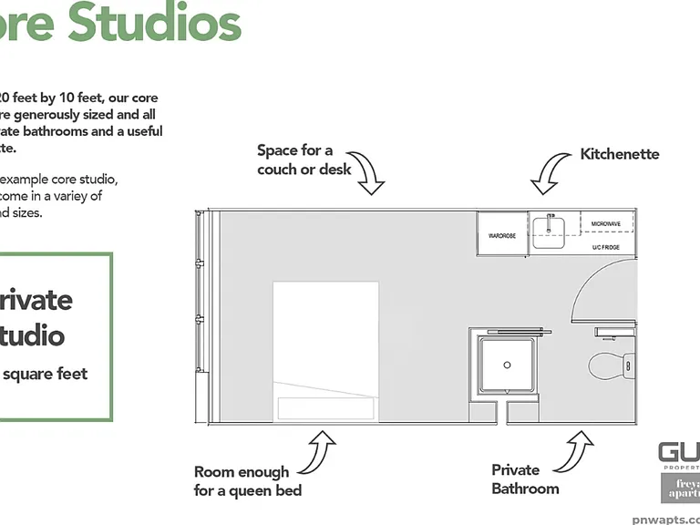 Freya Apartments - Private Studios + Social Connection — Photo 12