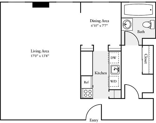 Floor plan Studio U