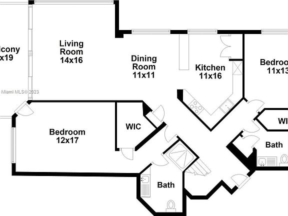 4th image of 6422 Collins Ave Ph 1