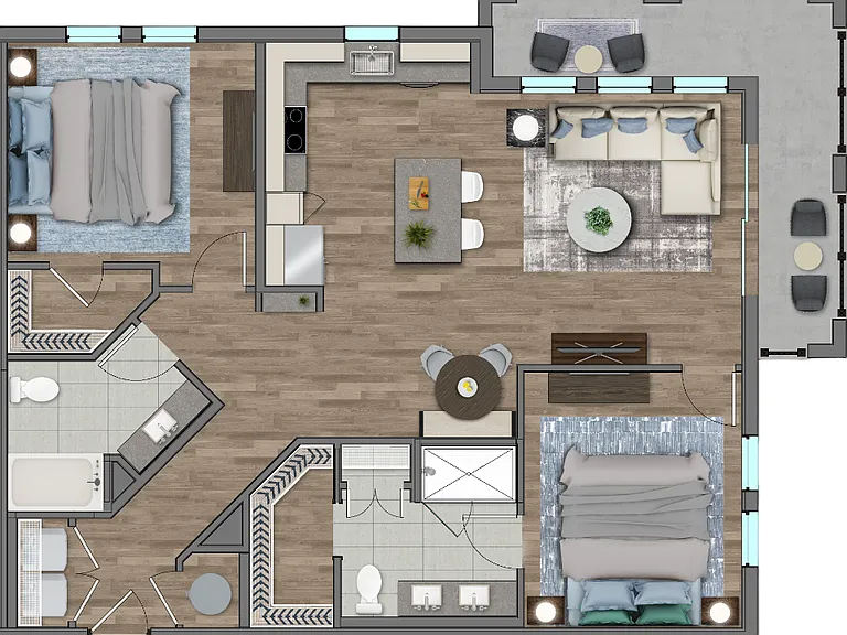 B2 floor plan Corsa at Estero Crossing