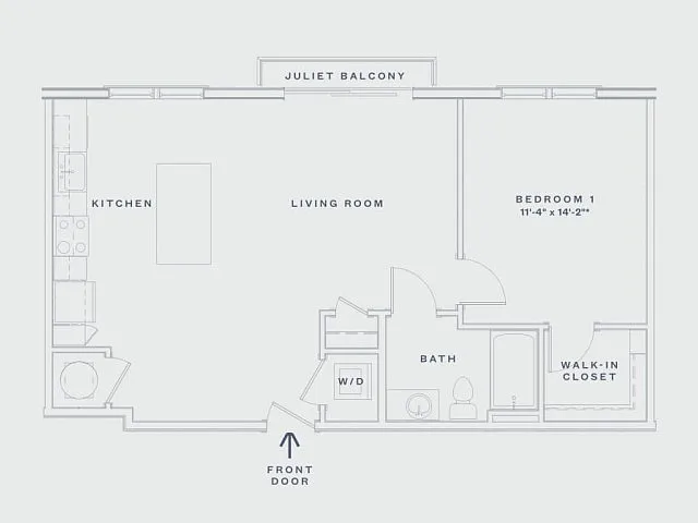 Floor plan A1D