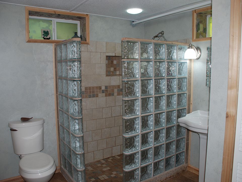 Walk in Shower in Basement