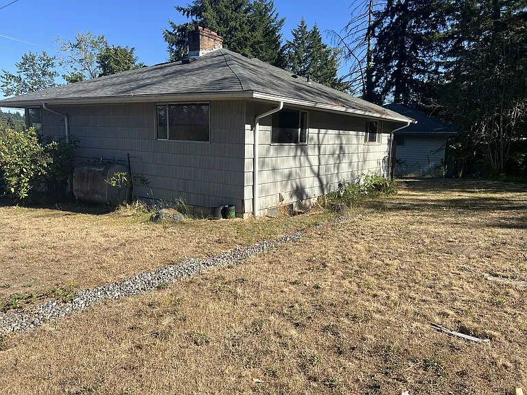 exterior from back yard