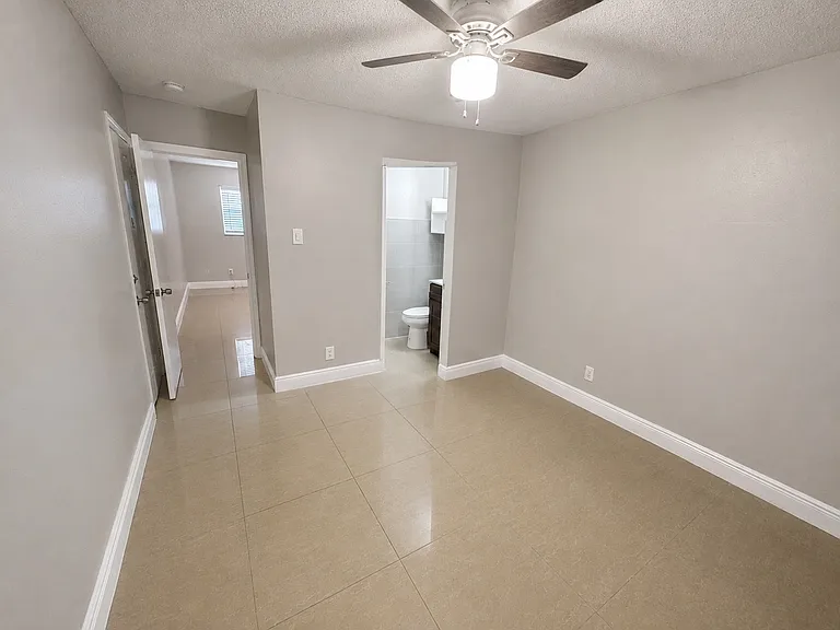 13 - Bedroom 2 - Doorways to Hallway and Bathroom