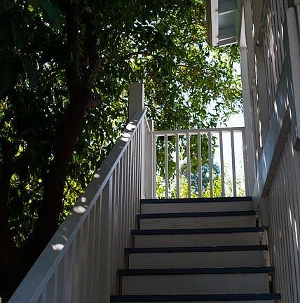 Rear stairs