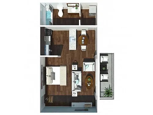 Floor plan Studio