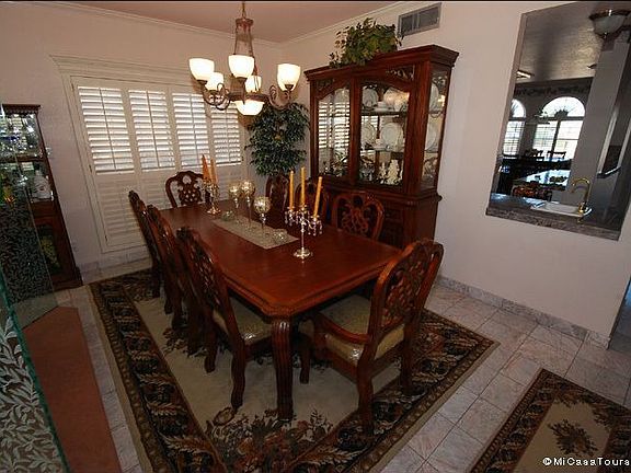 Formal dining area
