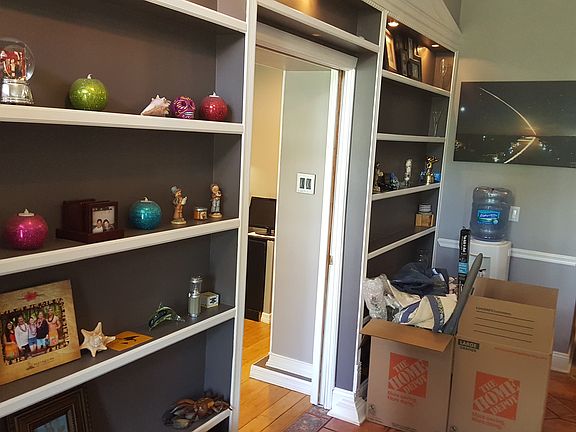 entry way left book case