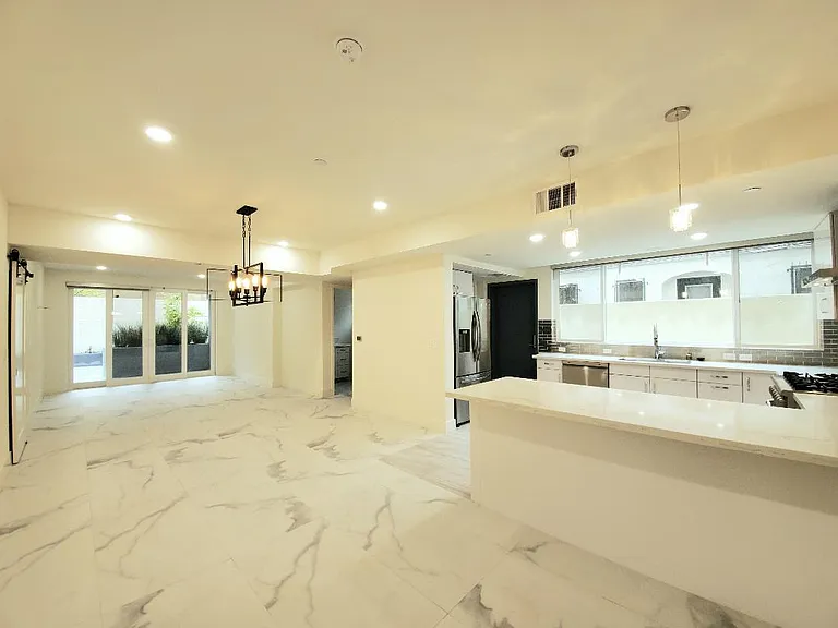 Entry to dining, living, family and kitchen