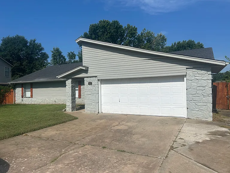 2 Car garage with opener