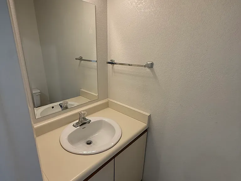 Half bathroom in the main living area