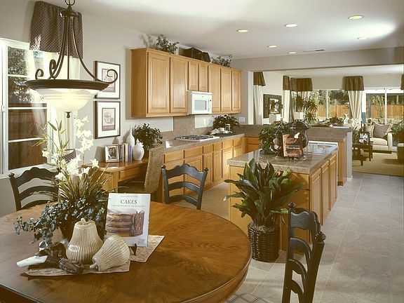 kitchen/nook of model home