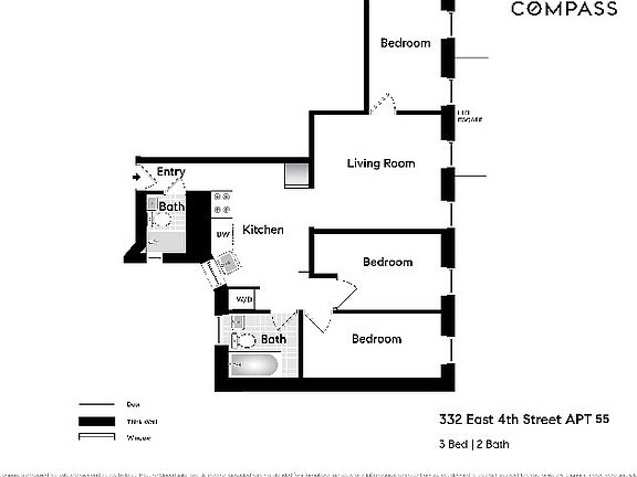 2nd image of 332 E 4th St APT 55