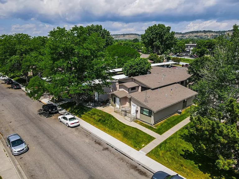 Aerial View of Rose Park Plaza