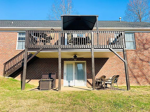 Covered patio and deck