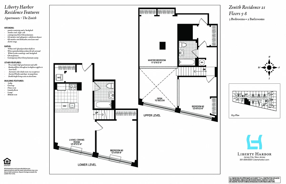 Floor plan ZENITH 3-BEDROOM DUPLEX PLAN C