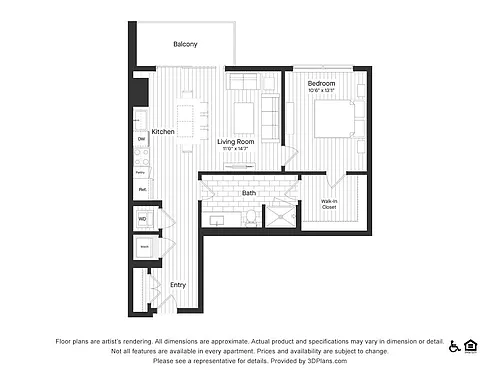 Floor plan 1E