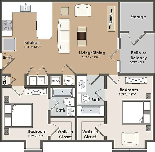 Floor plan Beach Chic Canterbury