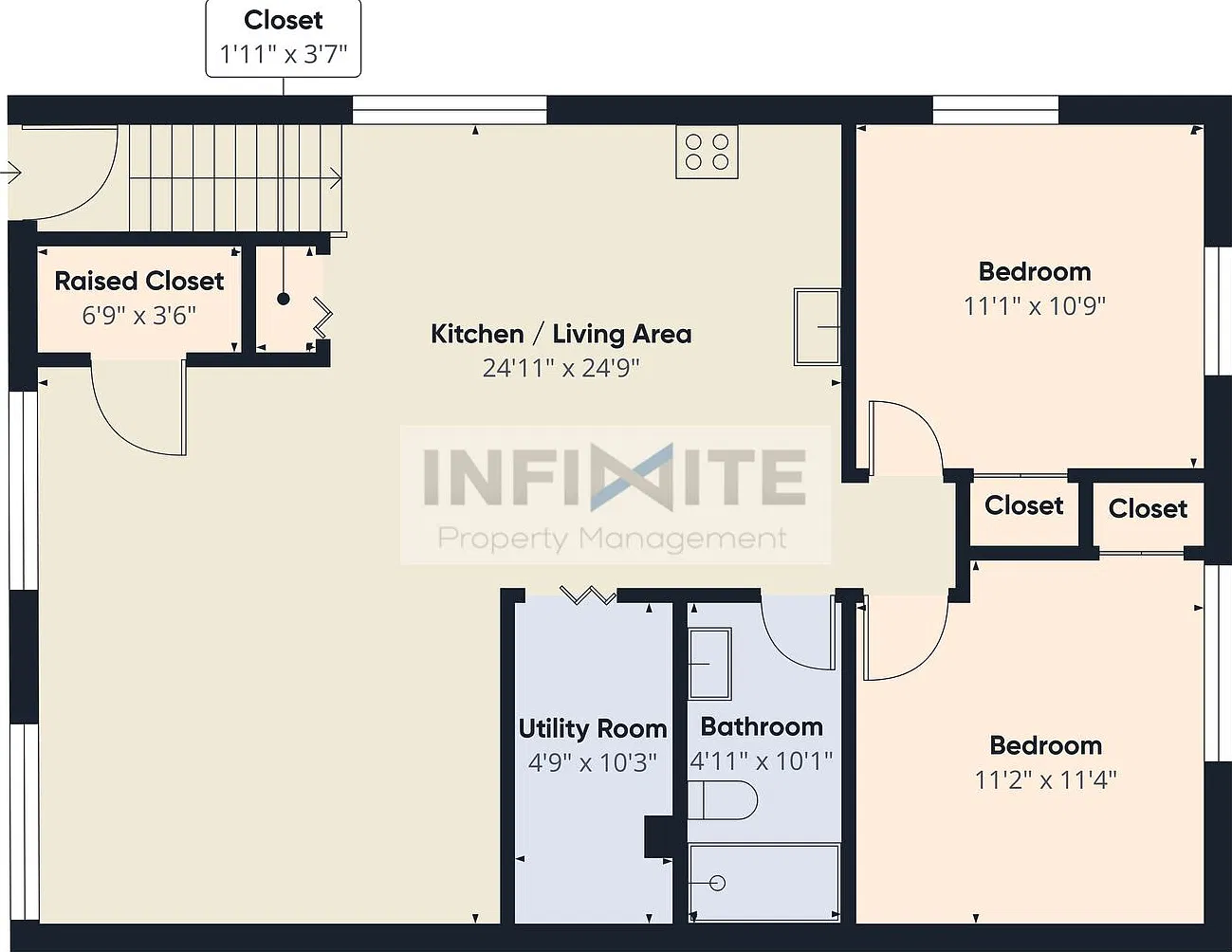 Bright and Airy Two Bedroom — Photo 1