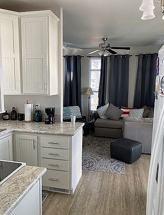 Open Living & Kitchen Area