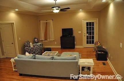 View into the Living Room from Dining