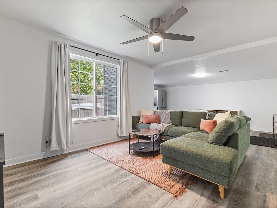 Living room view, everything included except pillows and blankets.