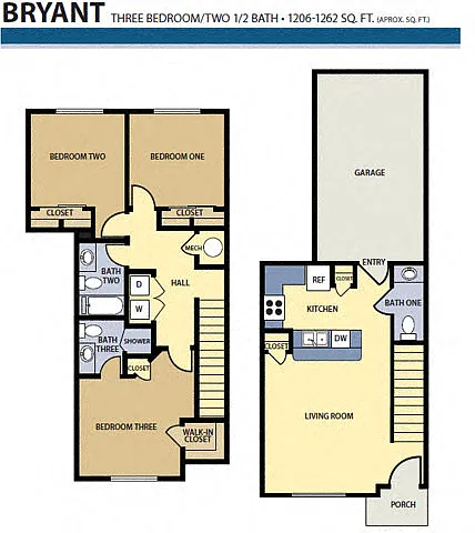 Floor plan Bryant