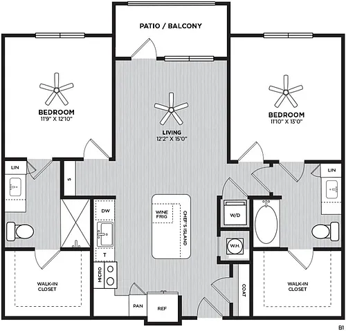 Floor plan B1