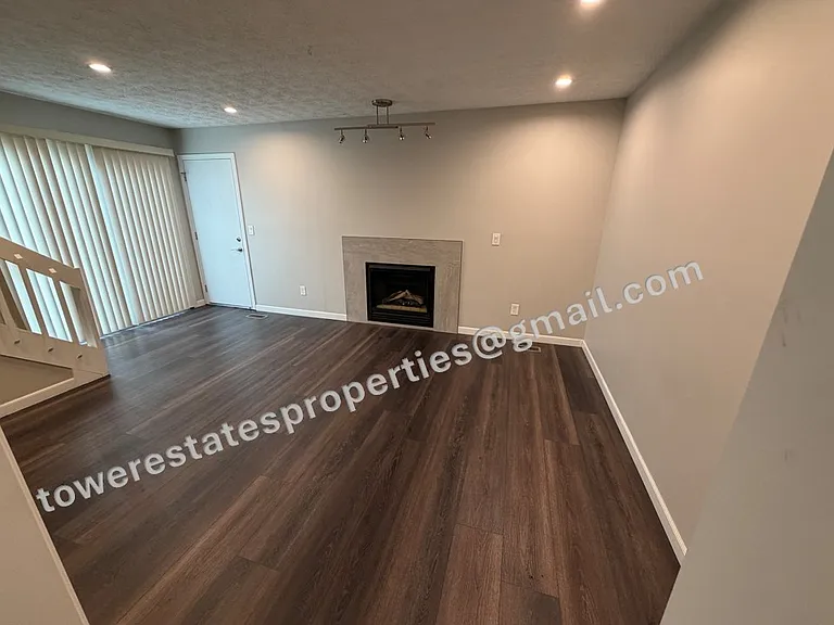 Family Room with gas fireplace