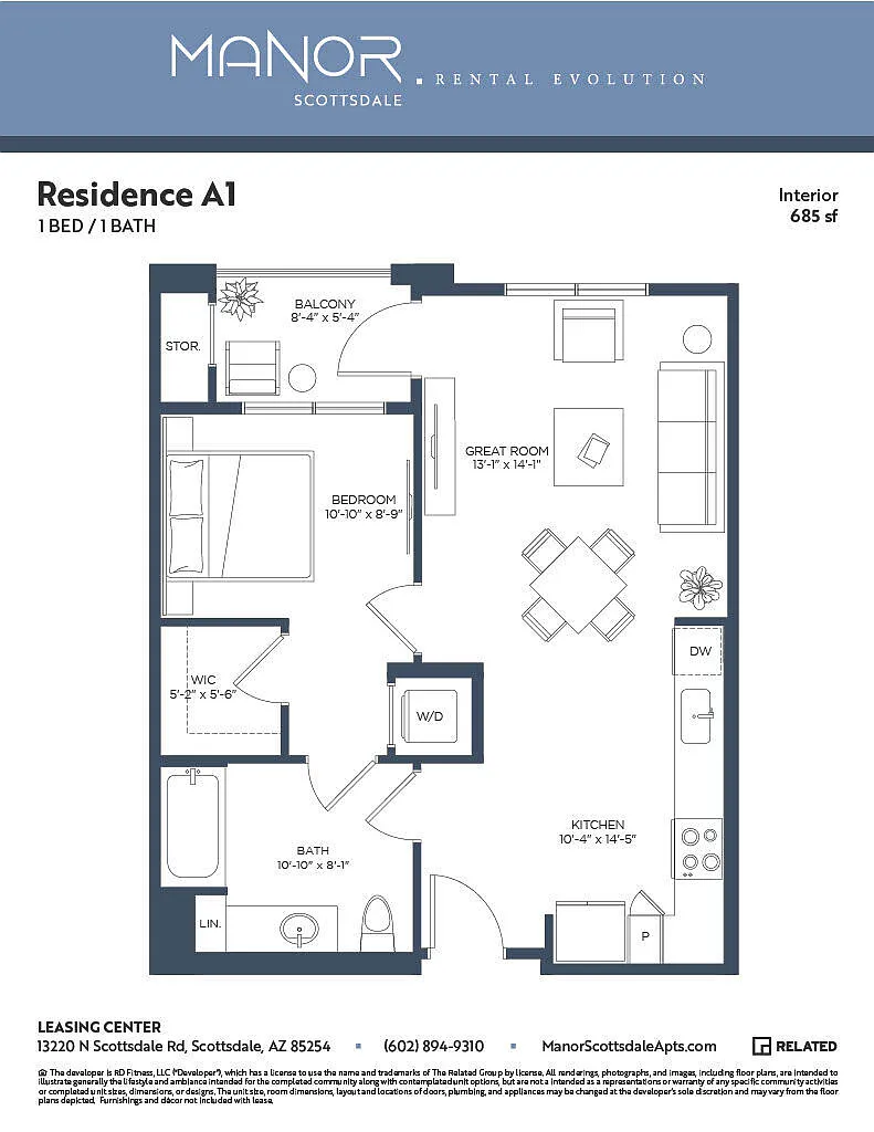 Floor plan A1