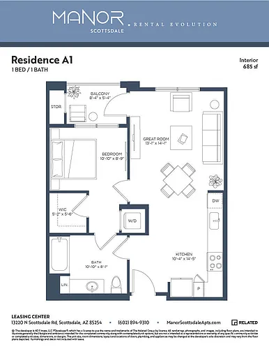 Floor plan A1