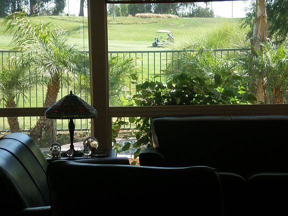 views to golf course from family room
