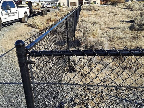 North- West/East fence line