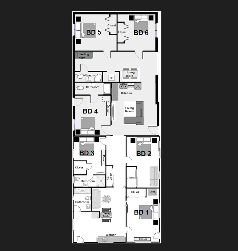 6 bed, 2526 sqft, $6,500 — Photo 4