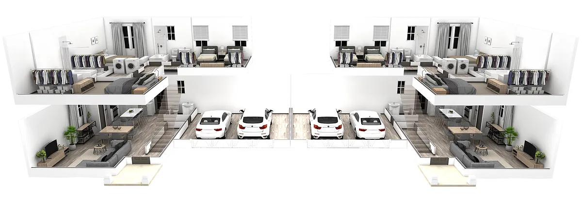 Floor plan 3V2-D Vista