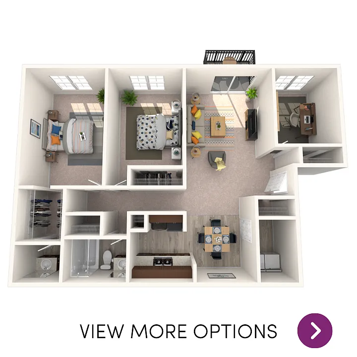 Floor plan 3 Bedroom 1.5 Bath