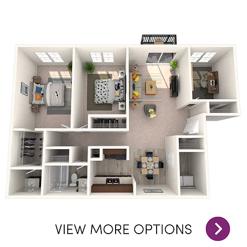 Floor plan 3 Bedroom 1.5 Bath