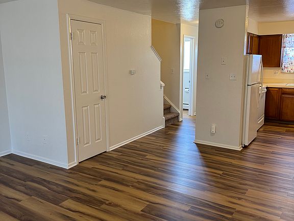 Living area with hall closet