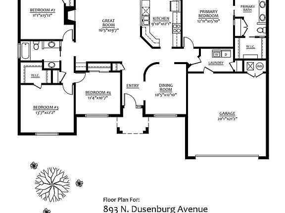 3rd image of 893 N Dusenburg Ave