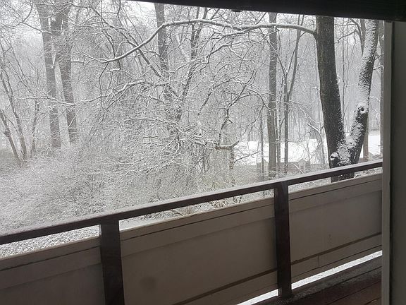 Room balcony view winter