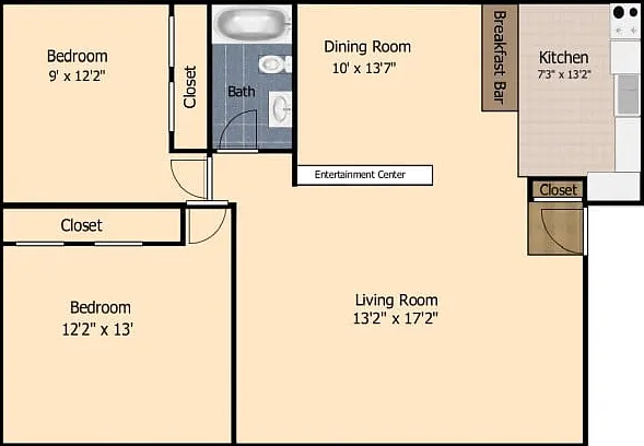 Two Bedroom Two Bedroom