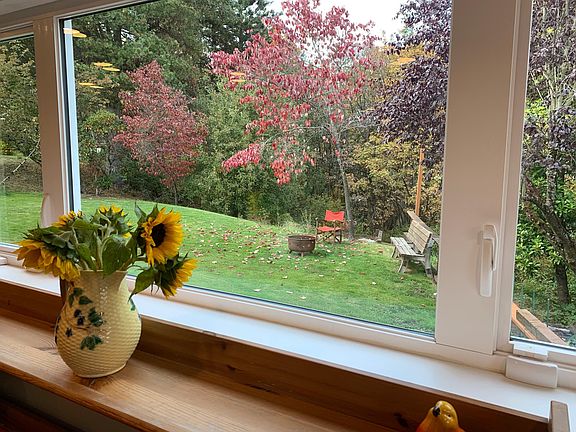 View from the kitchen window. #serene